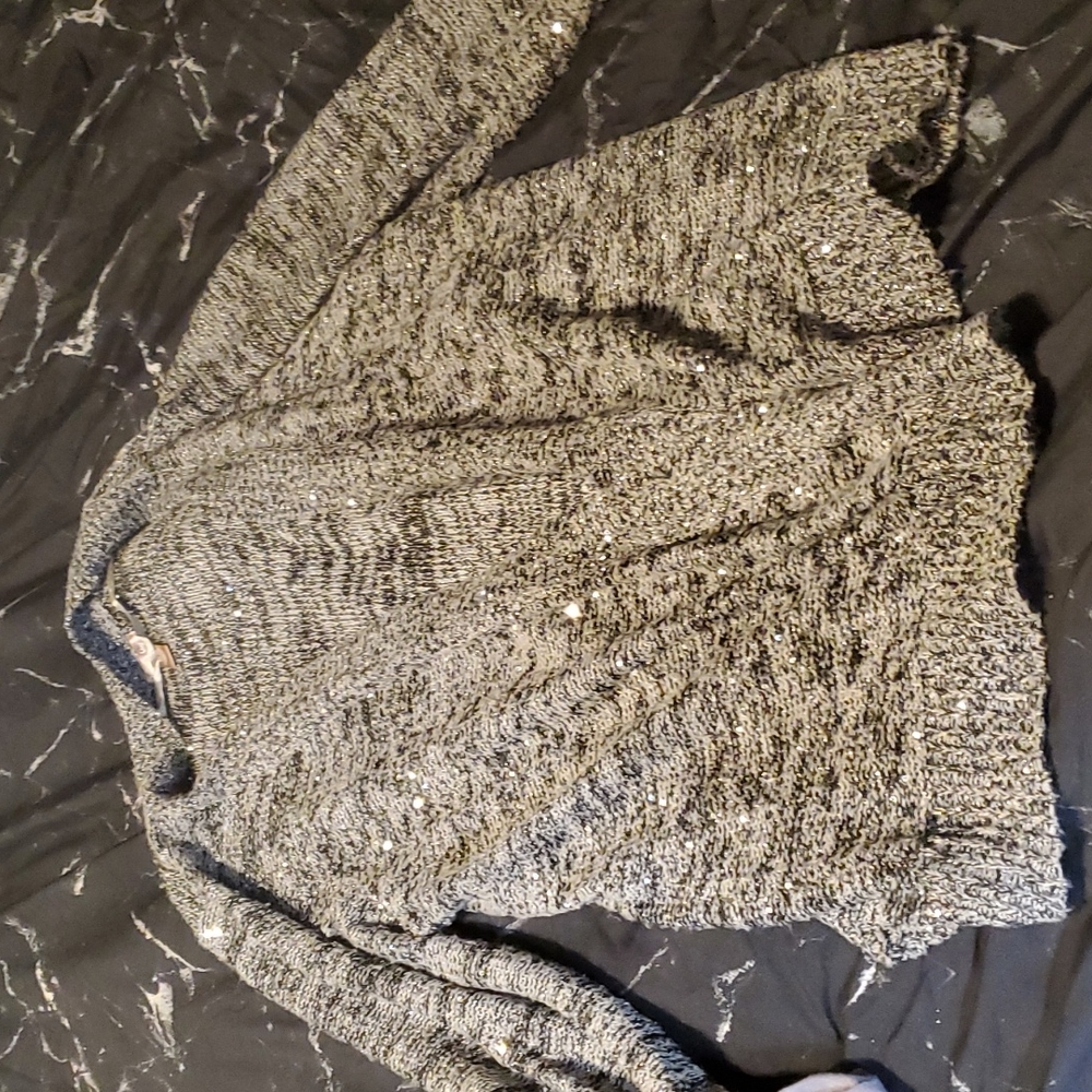 Sparkly long sweater